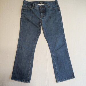 Gasoline Friendship jeans women's size 10X30 ink blue boyfriend straight leg